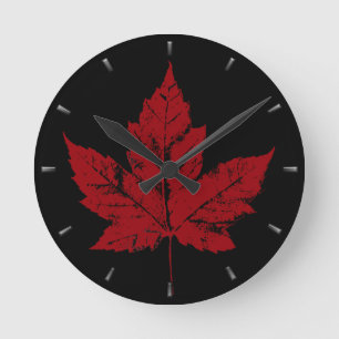 Canada Clock Cool Canada Souvenir Wall Clocks Gift