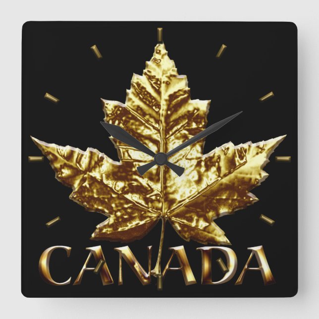 Canada Clock Gold Medal Canada Souvenir Clock (Front)