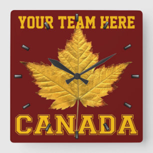 Canada Clock Sports Team Canada Souvenir Clock