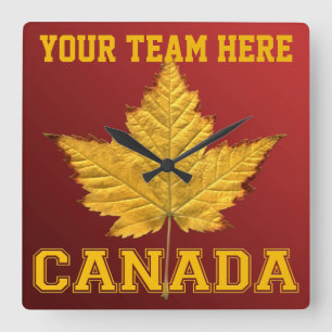 Canada Clock Sports Team Canada Souvenir Clock