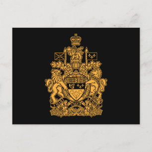 Canada Coat of Arms - Canada Crest Postcard