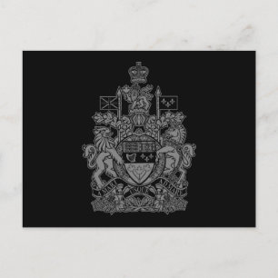 Canada Coat of Arms - Canada Crest Postcard