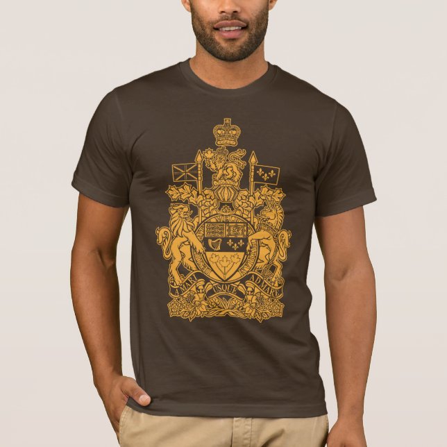 Canada Coat of Arms - Canada Crest T-Shirt (Front)
