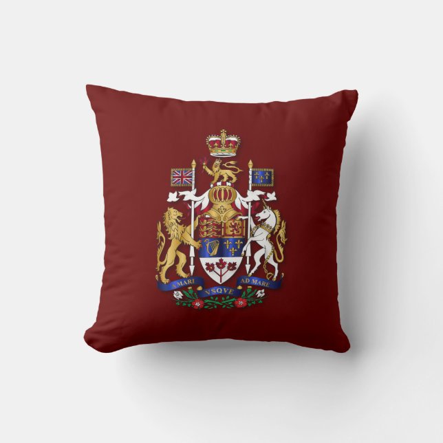Canada coat of arms cushion (Front)