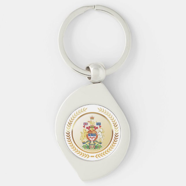 Canada Coat of Arms Key Ring (Front)