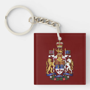 Canada coat of arms key ring