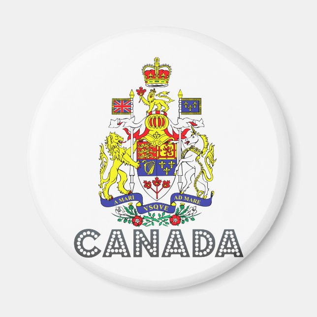 Canada Coat of Arms Magnet (Front)