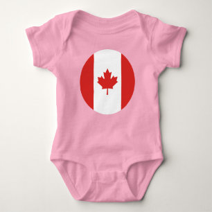 Canada Country Flag-20240 Baby Bodysuit