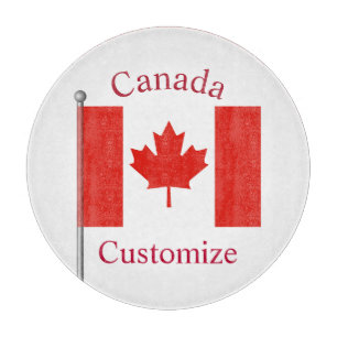 Canada Country Flag Thunder_Cove Cutting Board