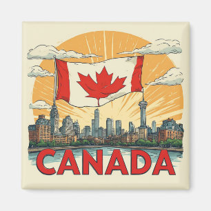 Canada Country Keepsake For Travel Memories Magnet