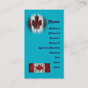 Canada Create Your Own Business Card