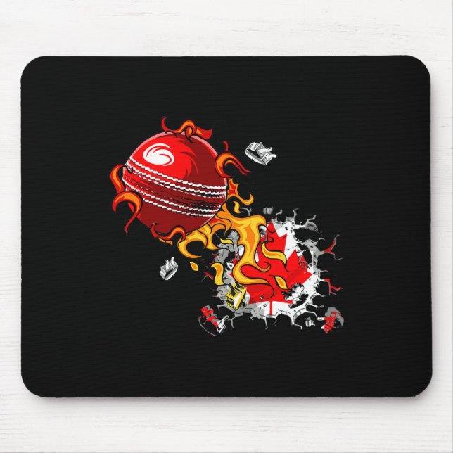Canada Cricket  Mouse Mat (Front)