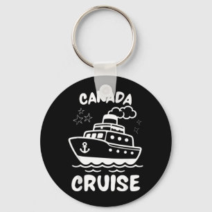 Canada Cruise Summer Vacation Reunion Cute Girls Key Ring