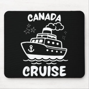 Canada Cruise Summer Vacation Reunion Cute Girls Mouse Mat