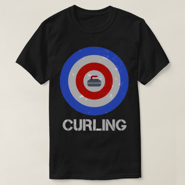 Canada Curling 14 T-Shirt (Design Front)