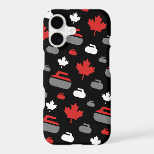Canada Curling Rocks Cell Phone Case