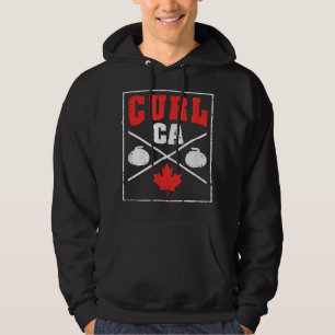 Canada Curling Team Canadian Curler Player Winter  Hoodie