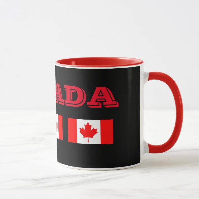 Canada Custom 11 oz Ringer Mug (Right)