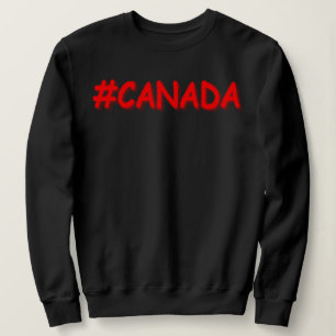 "#CANADA" Cute Expression Design. Buy Now Sweatshirt