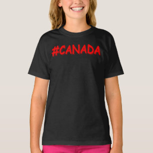 "#CANADA" Cute Expression Design. Buy Now T-Shirt