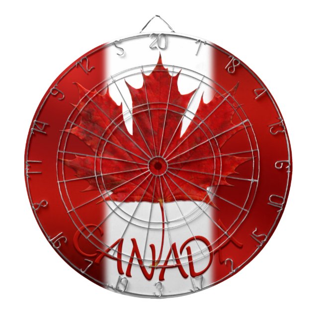 Canada Dartboard Canada Flag Souvenir Dartboards (Front)