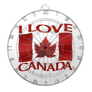 Canada Dartboard I Love Canada Souvenir Dartboard