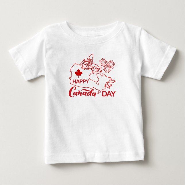 Canada Day Baby T-Shirt (Front)
