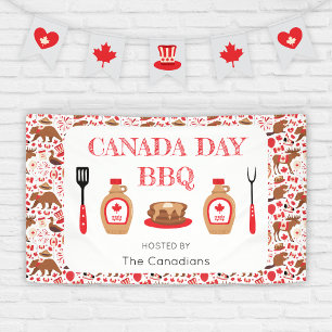 Canada Day BBQ Canadian Banner