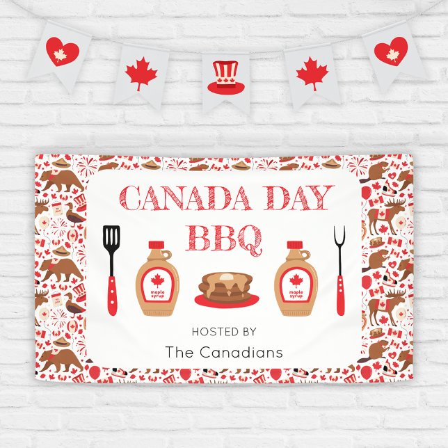 Canada Day BBQ Canadian Banner (Creator Uploaded)
