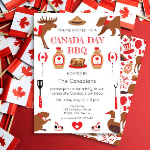 Canada Day BBQ Invitation