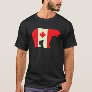 Canada Day Bear Lover Canadian Maple Leaf Canadian T-Shirt