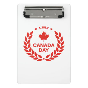 Canada Day Celebration – Canadian July 1st Party Mini Clipboard