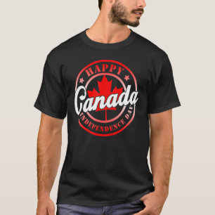Canada Day Celebration Happy Canada Day Maple Flag T-Shirt
