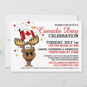 Canada Day Celebration Invitation
