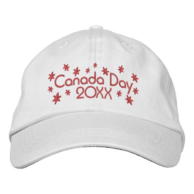 Canada Day  Embroidered Hat (Front)