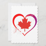 Canada Day Flat Greeting Card<br><div class="desc">Show your patriotism with this eye-catching pattern! It's a fun and funky way to dress up decor,  gifts,  apparel,  and household items for the occasion. Check out my store for more pattern items and gift ideas,  or combine items to create an interesting gift package!</div>