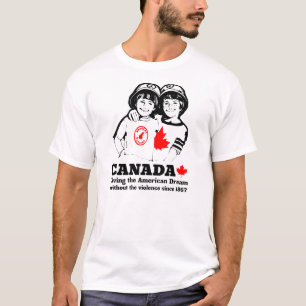 Canada Day Funny Vintage Retro T-Shirt