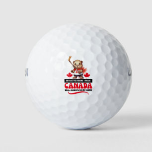 Canada Day  Golf Balls