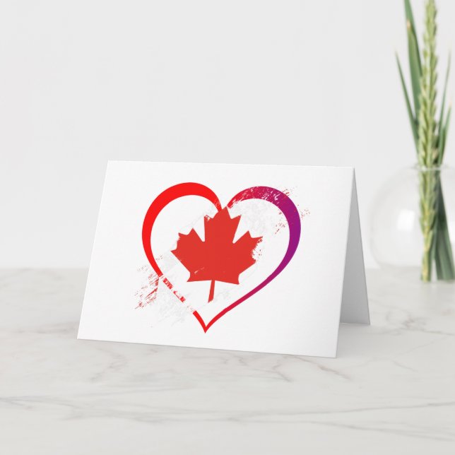 Canada Day Greeting Card  (Front)