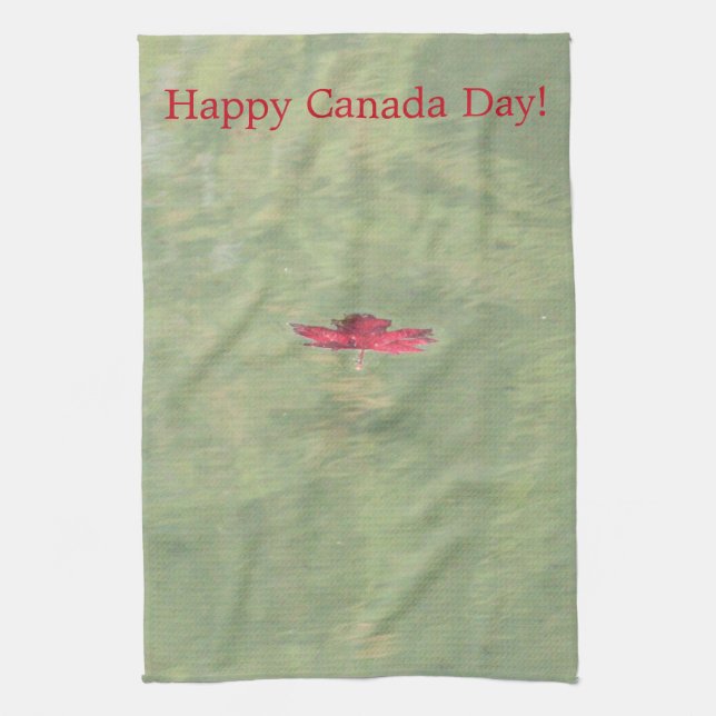 Canada Day Hand-towel Tea Towel (Vertical)
