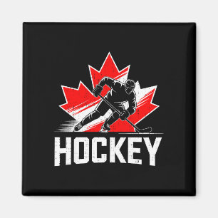 Canada day hockey patriotic maple leaf canadian magnet