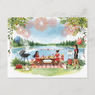 Canada Day Holiday Postcard
