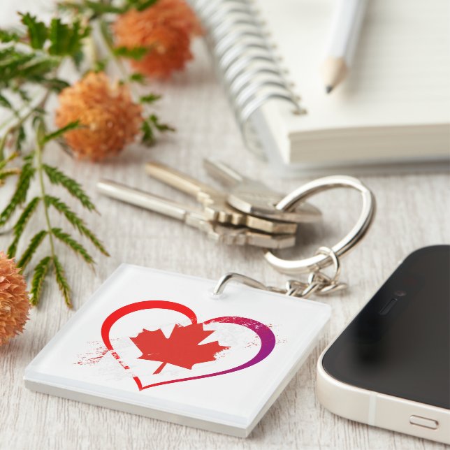Canada Day Keychain (Front Right)