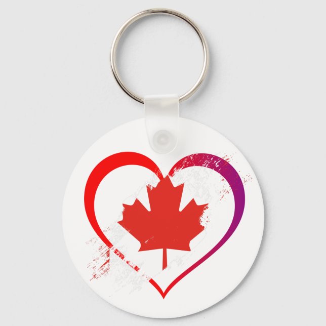 Canada Day Keychain (Front)