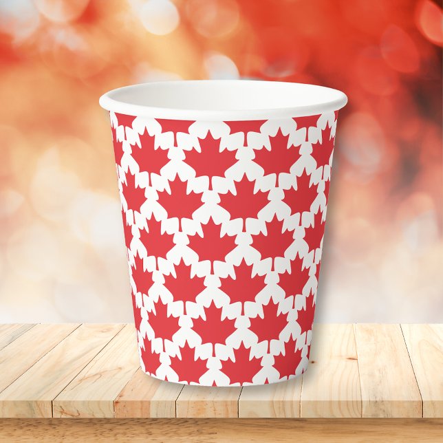 Canada Day Maple Leaf Paper Cups (Creator Uploaded)