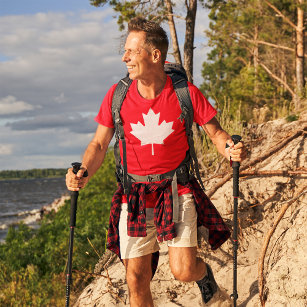 Canada Day Maple Leaf Patriotic Canadian Flag T-Shirt