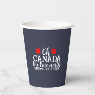 Canada Day Paper Cups