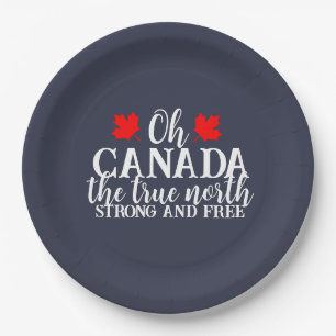 Canada Day  Paper Plate