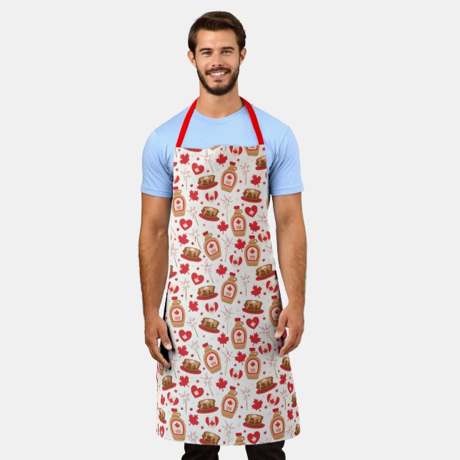 Canada Day Party Apron (Worn)