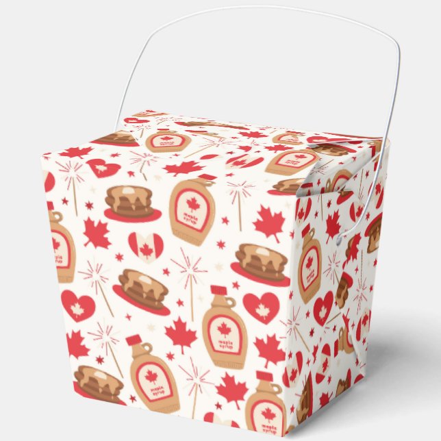 Canada Day Party Favour Box (Front)